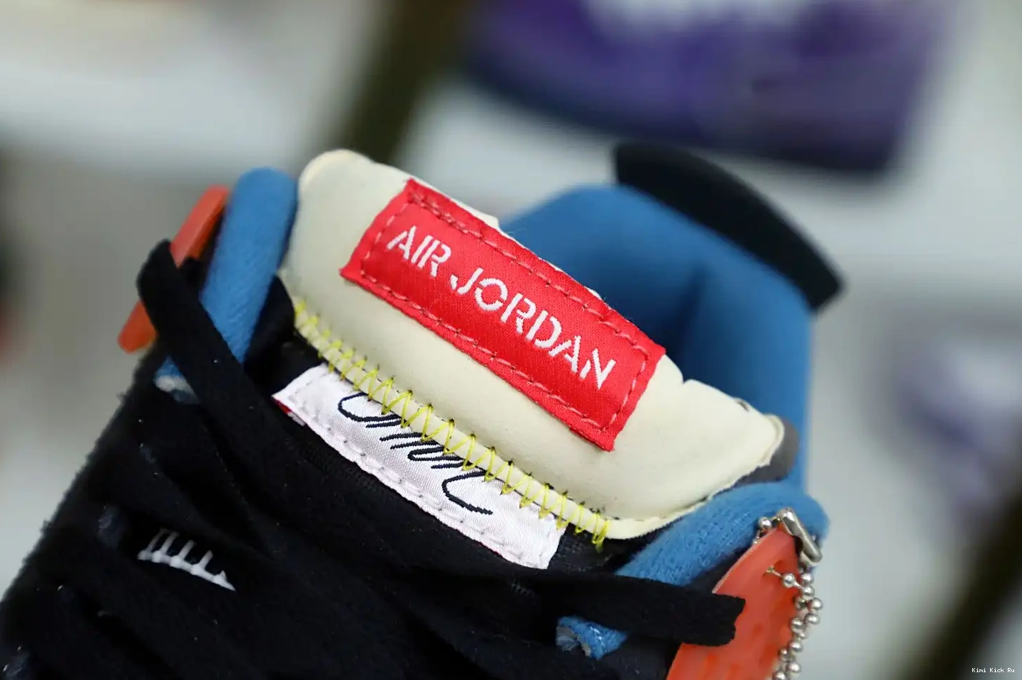 Kimikick NOIR' RETRO UNION X 4 LA JORDAN 'OFF AIR 0726